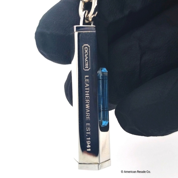 COACH Vintage 3D Level-Stainless Steel Fob Keychain Charm #92090 FATHERS DAY! - Picture 6 of 7